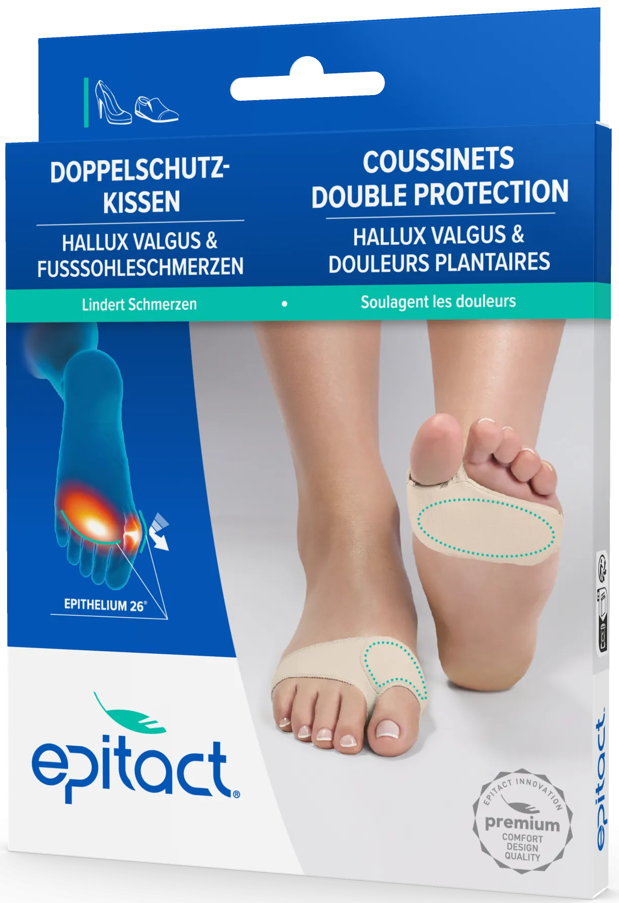 Hallux Valgus & fusßsohlenschmerzen - Schutzbandage 